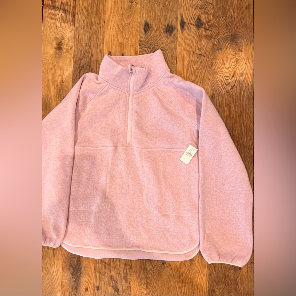 Old Navy Oversized Mock-Neck Sweater-Fleece 1/2 Zip Pullover for Girls